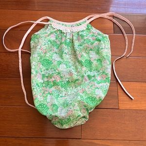 Beaufort Bonnet shoulder tie romper